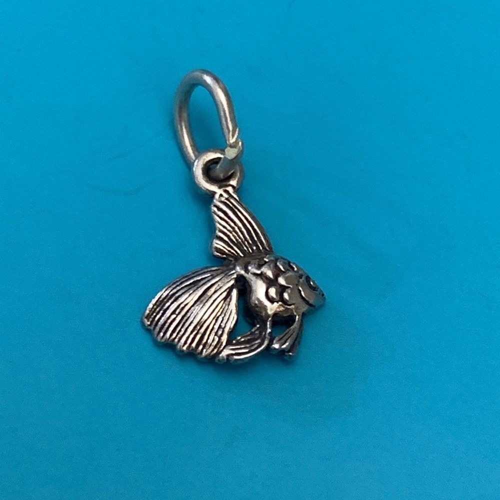 Fish Betta Sterling Silver Jewelry Charm